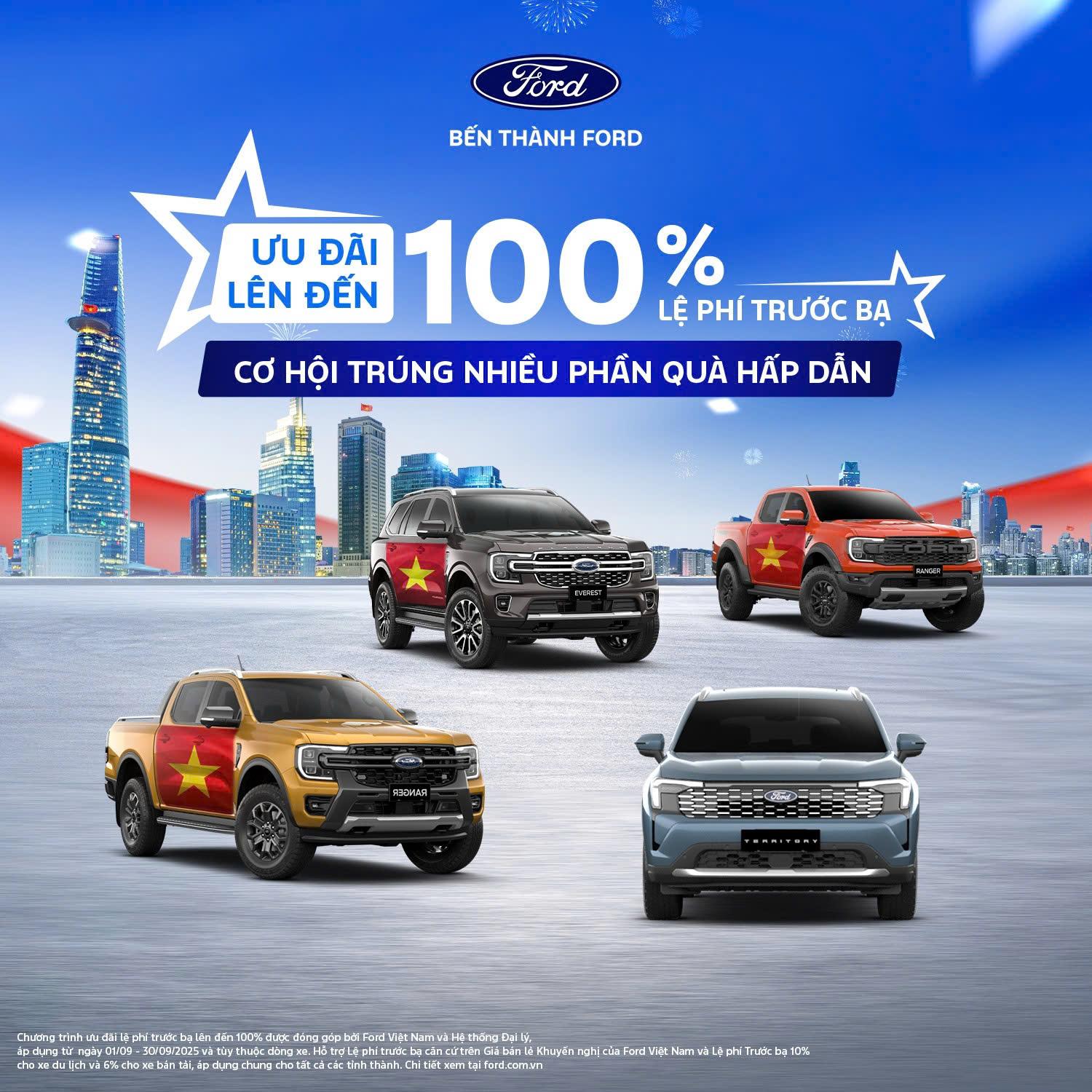 Slider Ôtô Ford - Bến Thành Ford